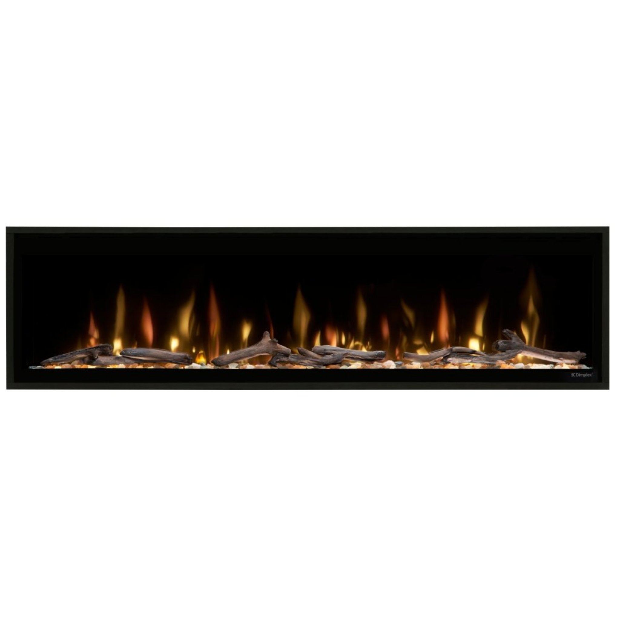 50-Inch Premium Built-In Linear Electric Fireplace with Trim Kit