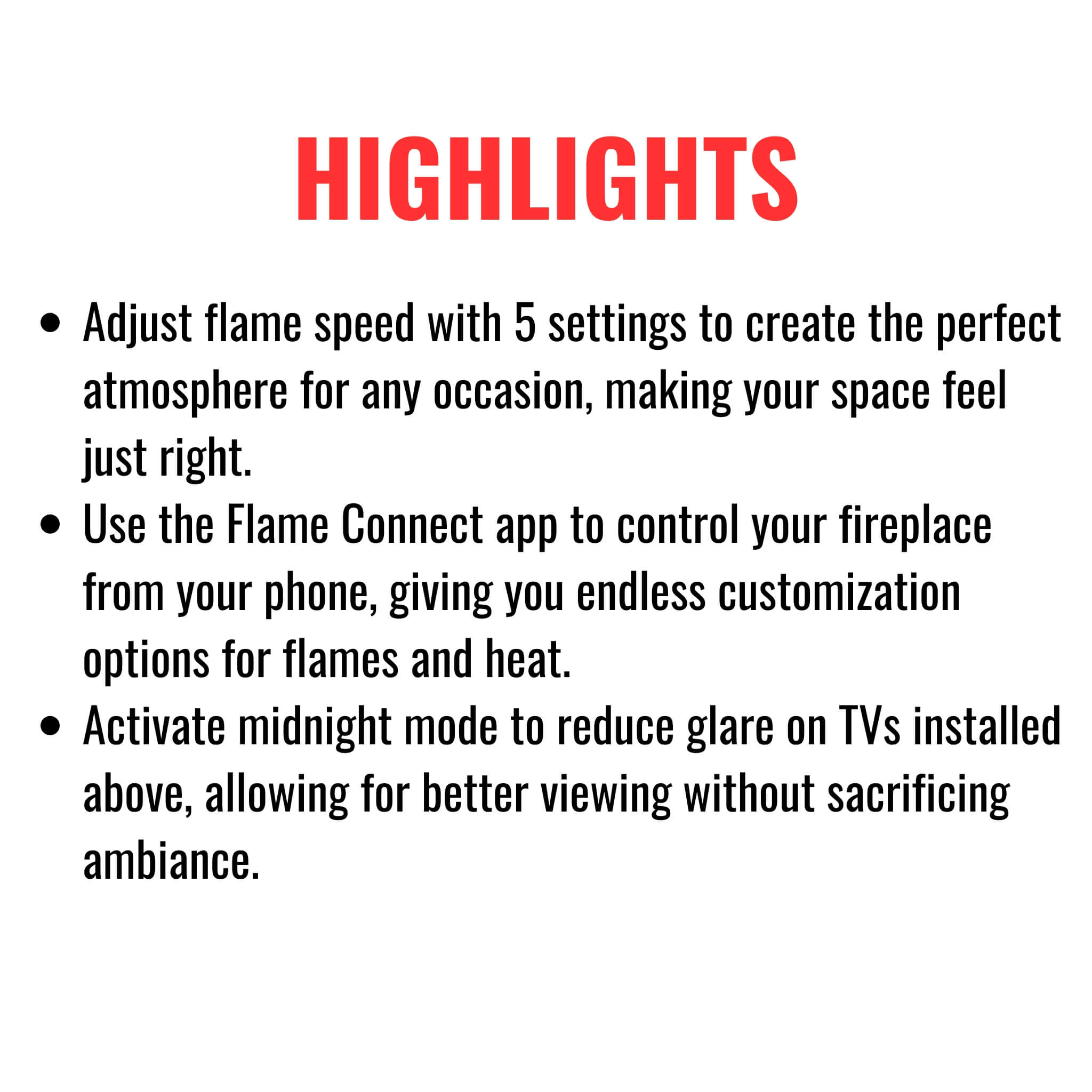 50-Inch Premium Built-In Linear Electric Fireplace with Trim Kit