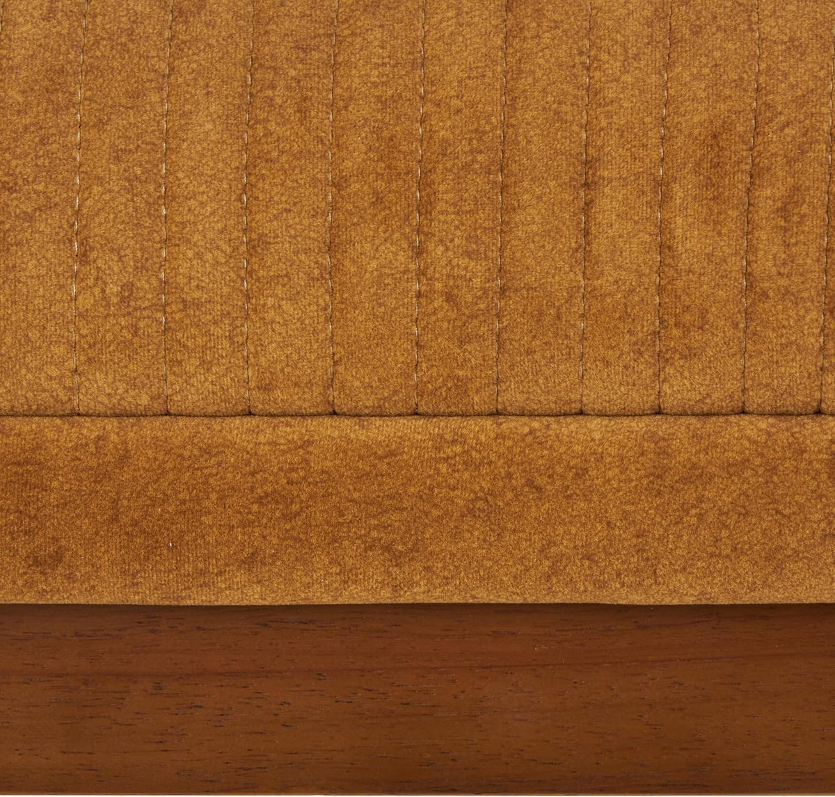 Deco 79 Polyester Living Room Accent Chair Curved Back Side Chair with Wooden Frame, Corner Chair 30" X 29" X 31", Brown