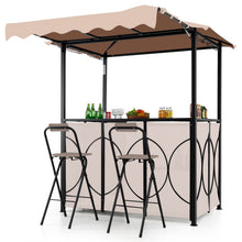Grill Gazebo with Awning 3-Piece Outdoor BBQ Canopy