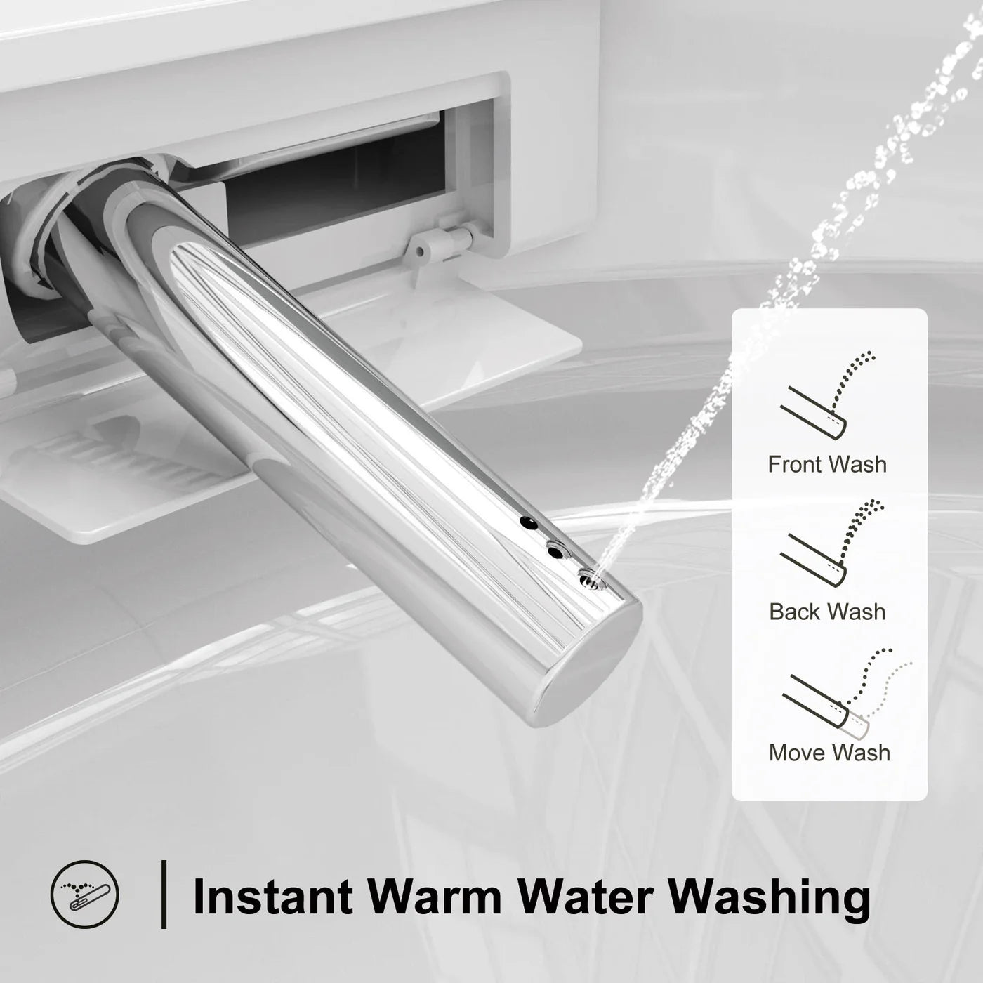 T16 Smart Bidet Toilet – Heated Seat, Tankless Design & Dual Flush