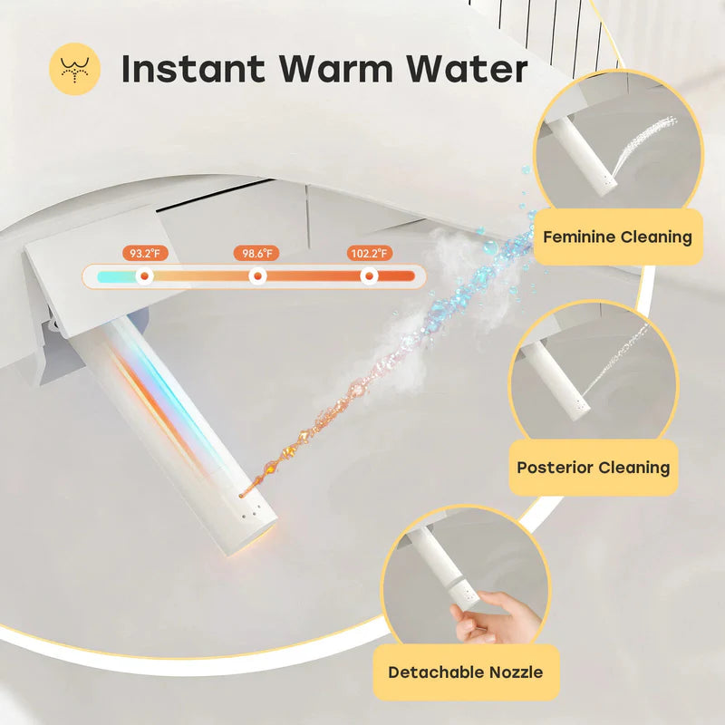 HOROW Bidet Toilet Seat With Heated Seat Dryer bidet Model B0503