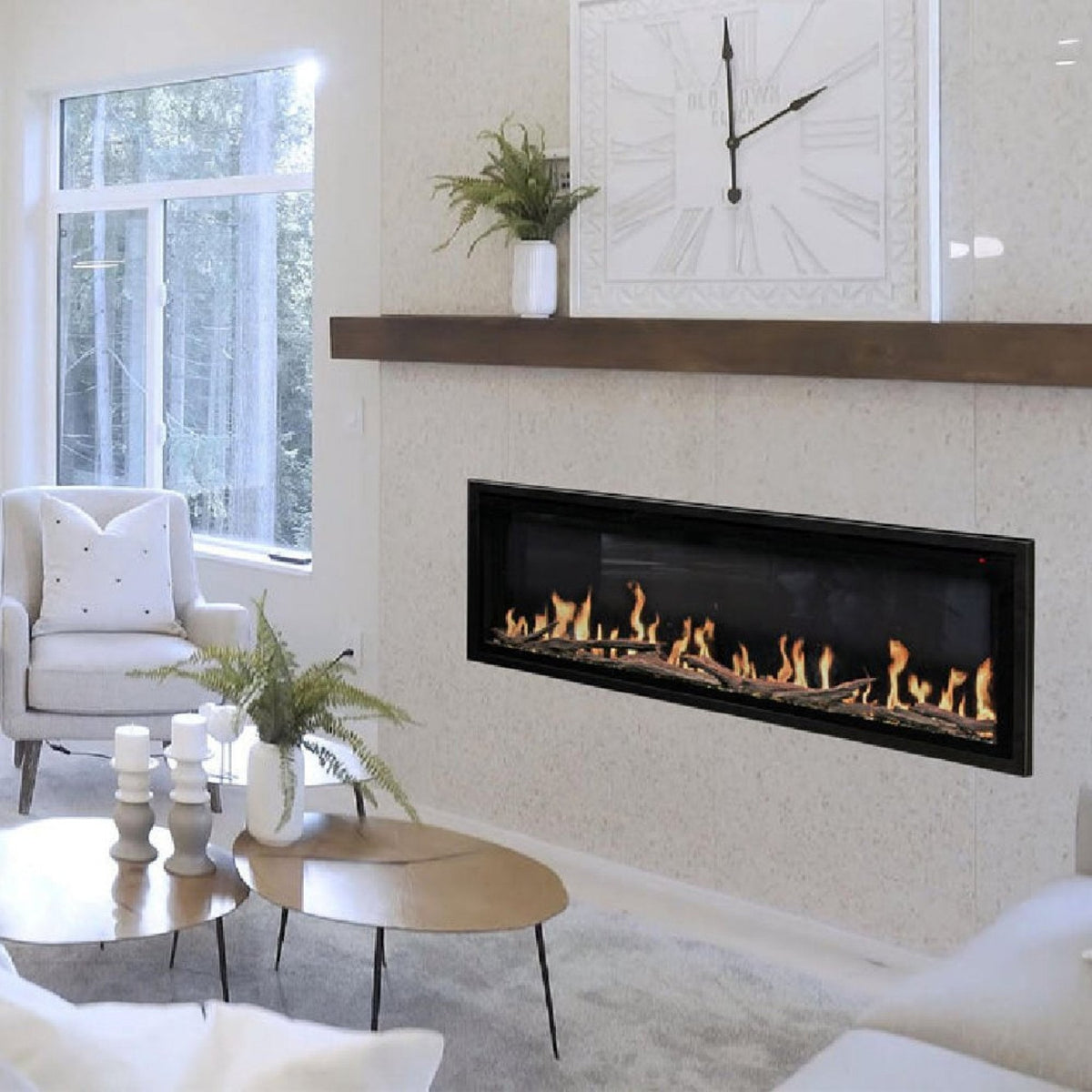 Modern Flames Orion Slim 60-Inch Heliovision Single-Sided Electric Fireplace