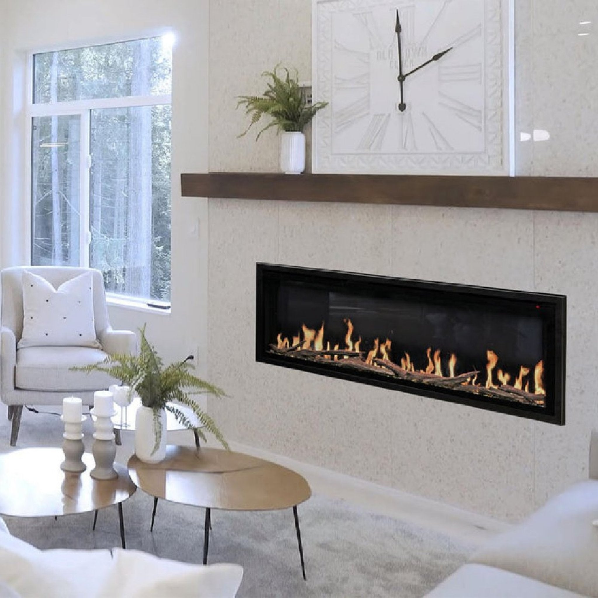 Modern Flames Orion Slim 60-Inch Heliovision Single-Sided Electric Fireplace