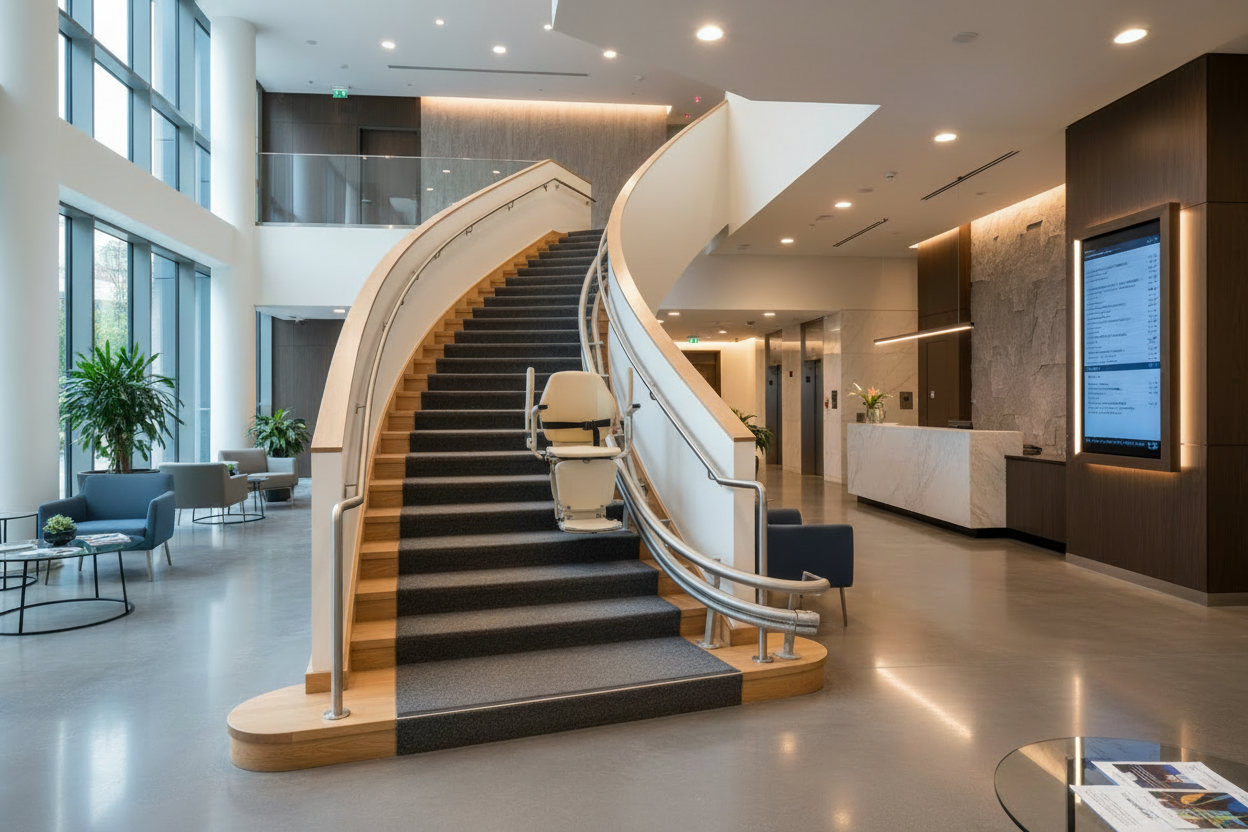 place the stair lift proweprly 