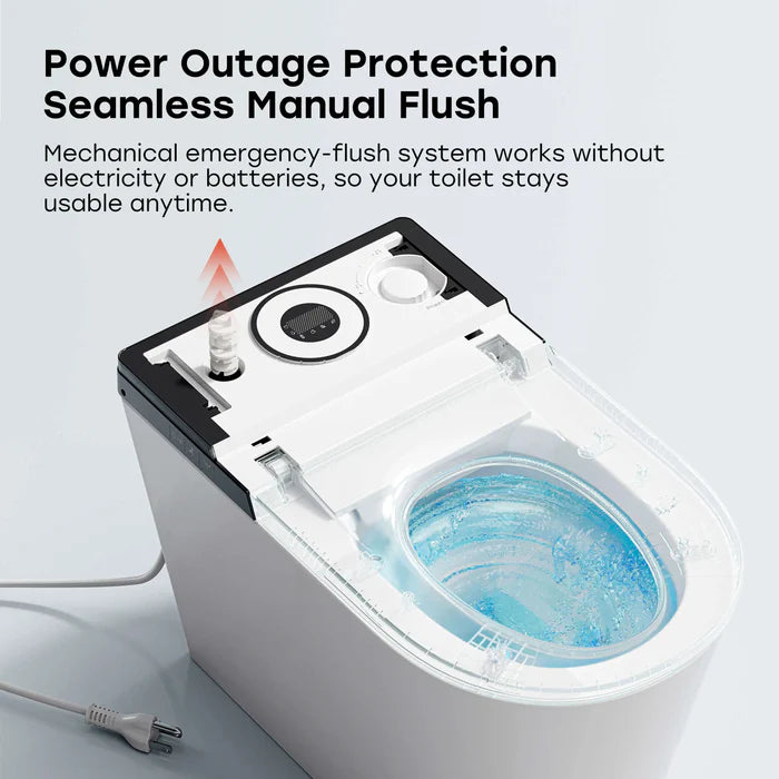 X70 Smart Toilet with Built-In Tank and Pump – Powerful Flush, Modern Comfort