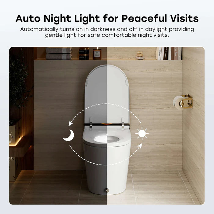 HOROW X70 Smart Toilet with Built-In Tank and Pump – Powerful Flush, Modern Comfort