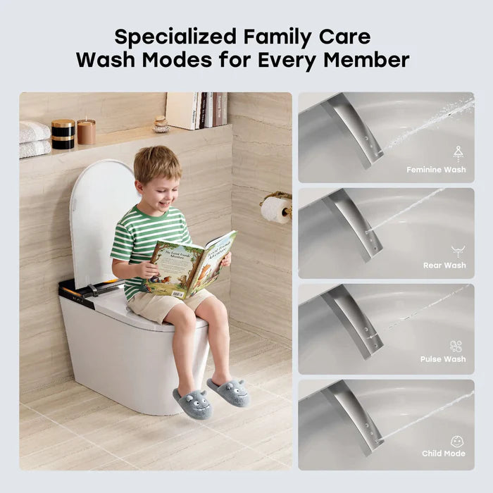 X70 Smart Toilet with Built-In Tank and Pump – Powerful Flush, Modern Comfort